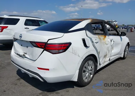 2022 Nissan Sentra S Xtronic Cvt z USA, uszkodzony, nr VIN 3N1AB8BV5NY259041